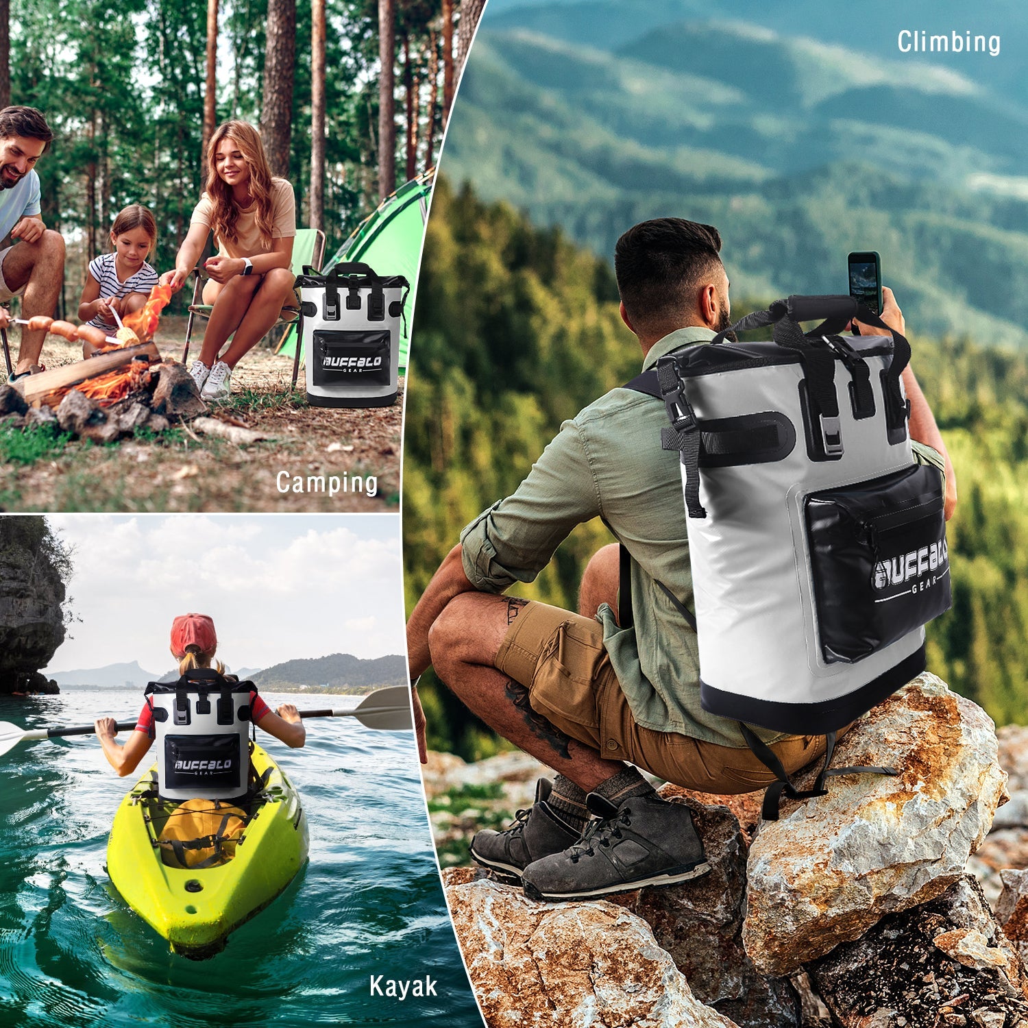 Buffalo 19QT Camping Backpack Cooler