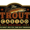 Trout Casino Decal