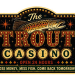 Trout Casino Decal