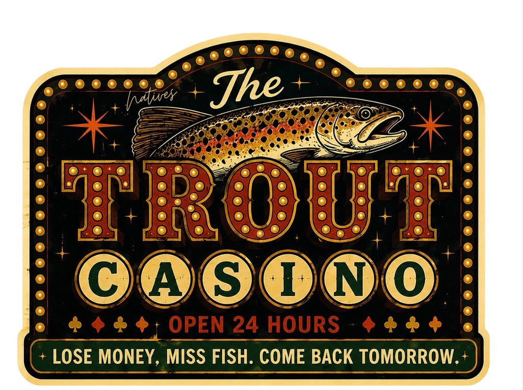 Trout Casino Decal