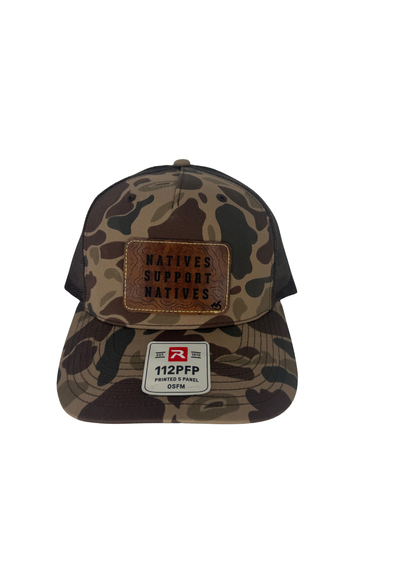 Natives Leather Patch Hats