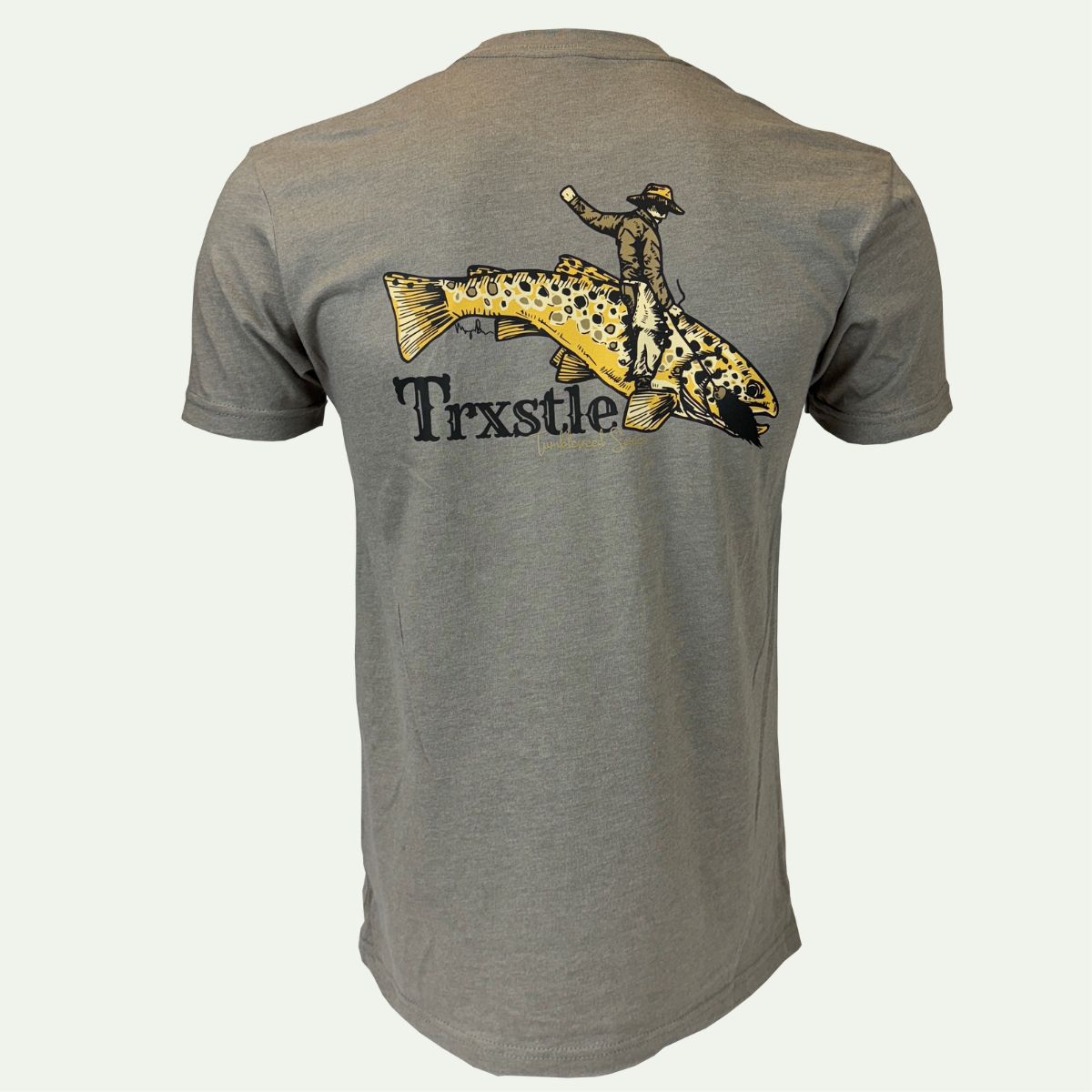 Trxstle Bucking Brown Back-Print Tee