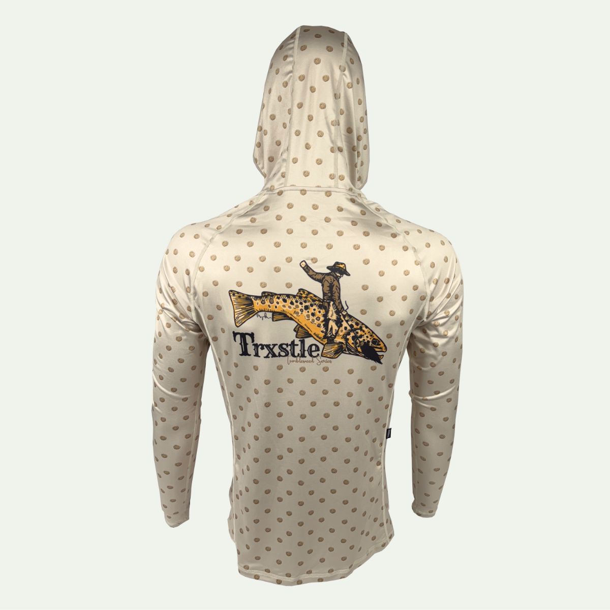 Trxstle Tumbleweed Brown Trout Featherweight Sun Hoodie