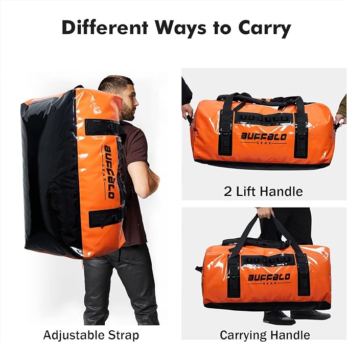Buffalo 127QT Duffel Dry Bag With Waterproof Zipper