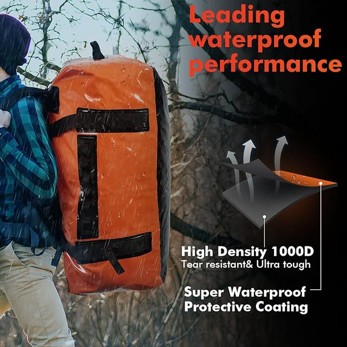 Buffalo 127QT Duffel Dry Bag With Waterproof Zipper
