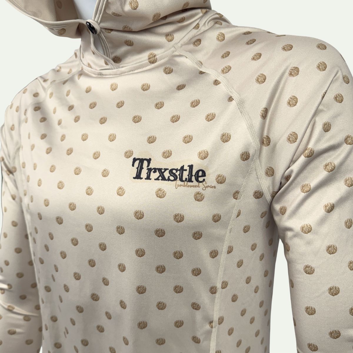 Trxstle Tumbleweed Brown Trout Featherweight Sun Hoodie