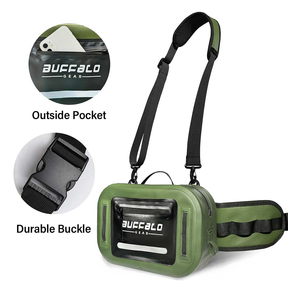 Buffalo 9.4QT Waterproof Fishing Fanny Pack