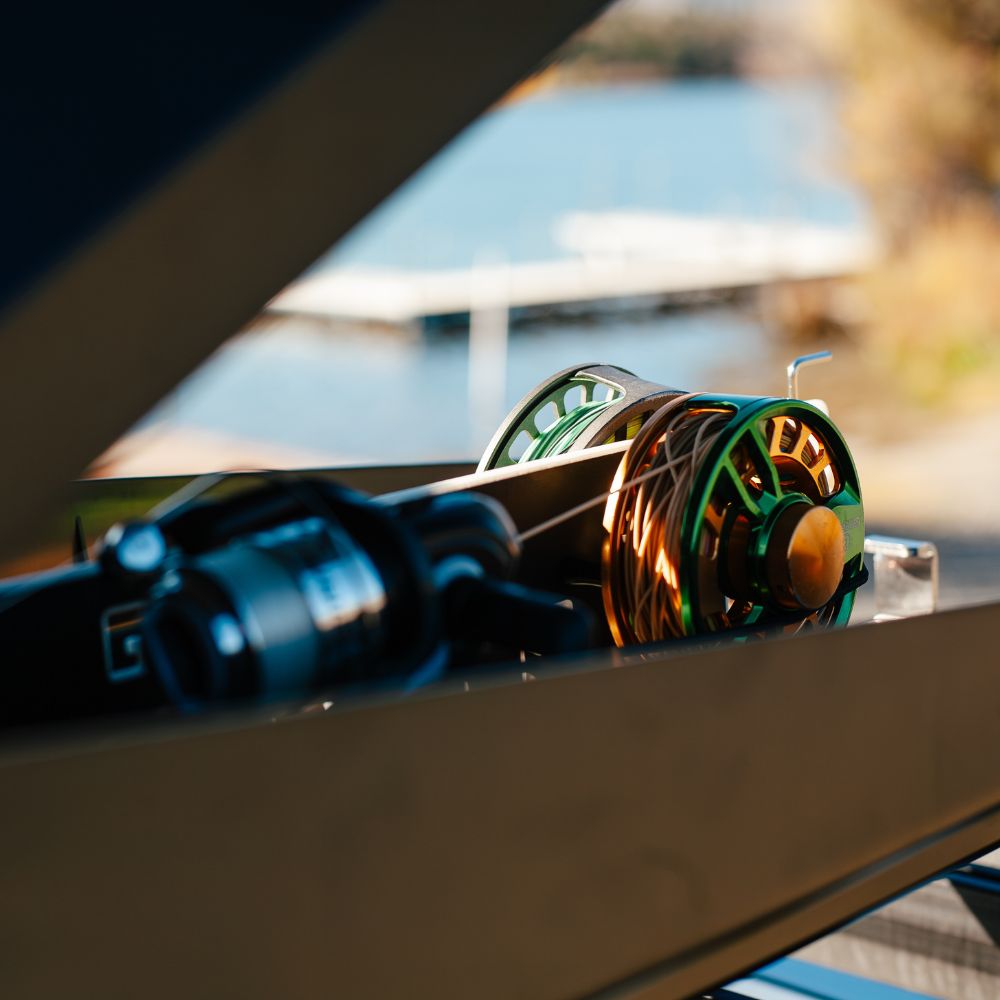 Trxstle's ARC Fishing Rod Carrier – Adjustable 10' | Up to 6 Rods - All Styles