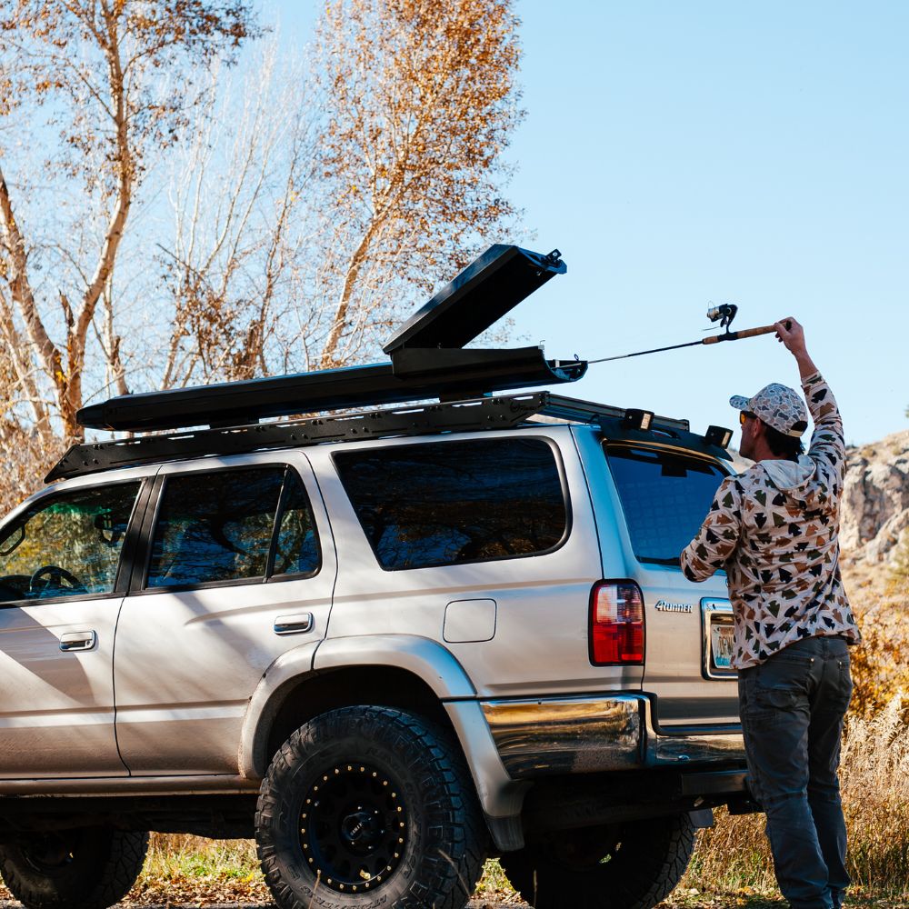 Trxstle's ARC Fishing Rod Carrier – Adjustable 10' | Up to 6 Rods - All Styles