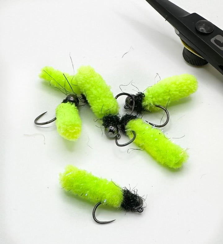 Chartreuse Mop Fly Tungsten BH