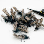 Mottled Tan Mop Fly Tungsten BH