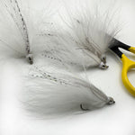 Cone Head Soft Hackle Streamer White