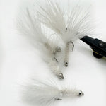 BH White Crystal Wooly Bugger
