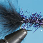 Balanced Leech Crystal Bugger - Tungsten (Barbless)