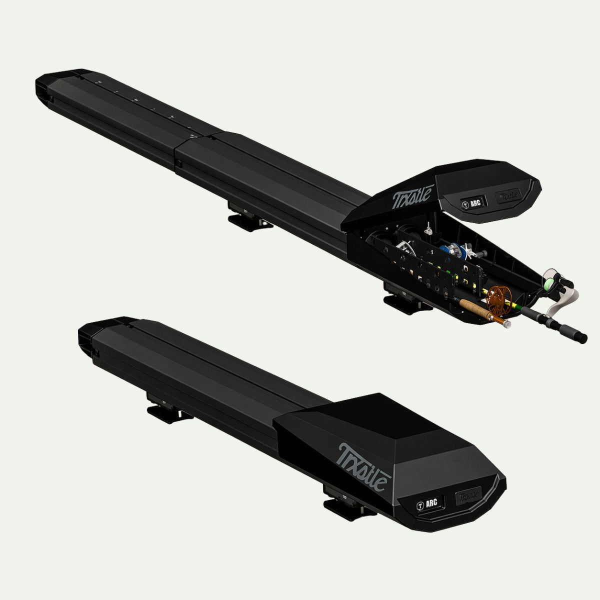 Trxstle's ARC Fishing Rod Carrier – Adjustable 10' | Up to 6 Rods - All Styles