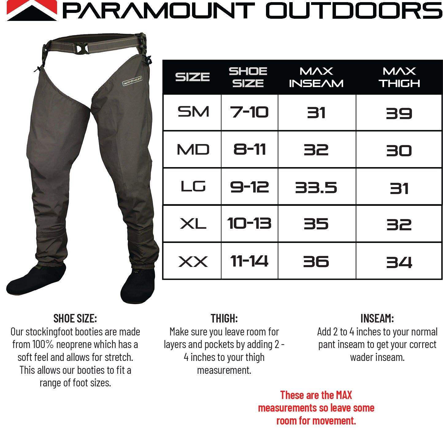 Paramount EMERGER Stockingfoot Hipper
