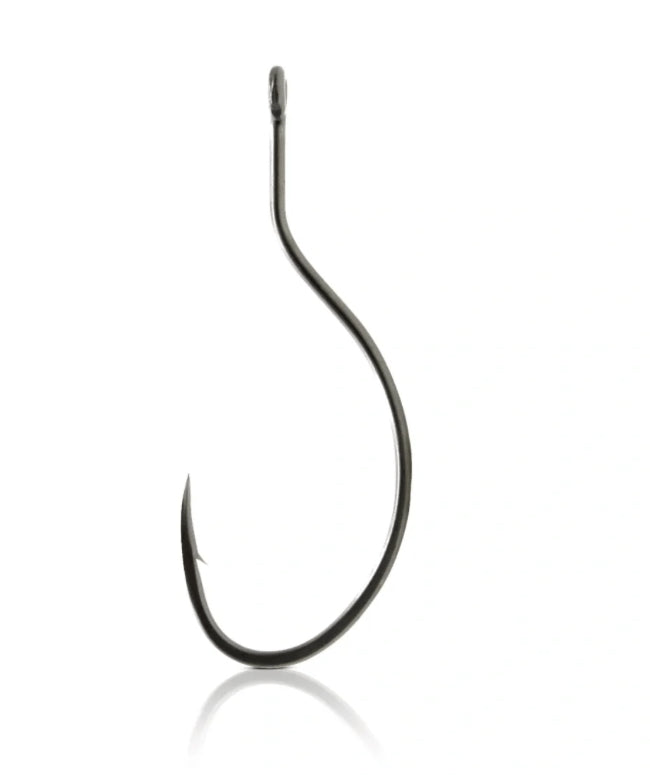 Mustad Curved Back Shrimp Hook 2XH 1XL Forged Straight Titan X
