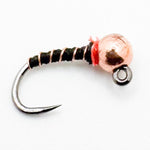Gold TB Euro Zebra Midge Black
