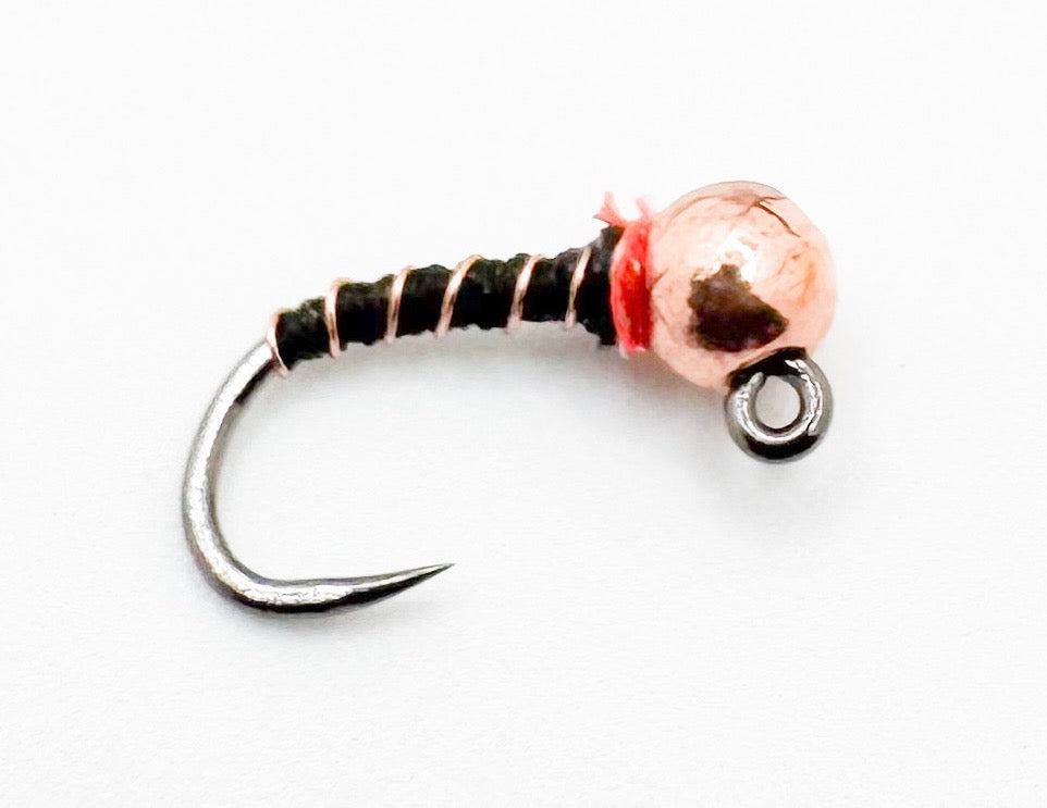 Gold TB Euro Zebra Midge Black