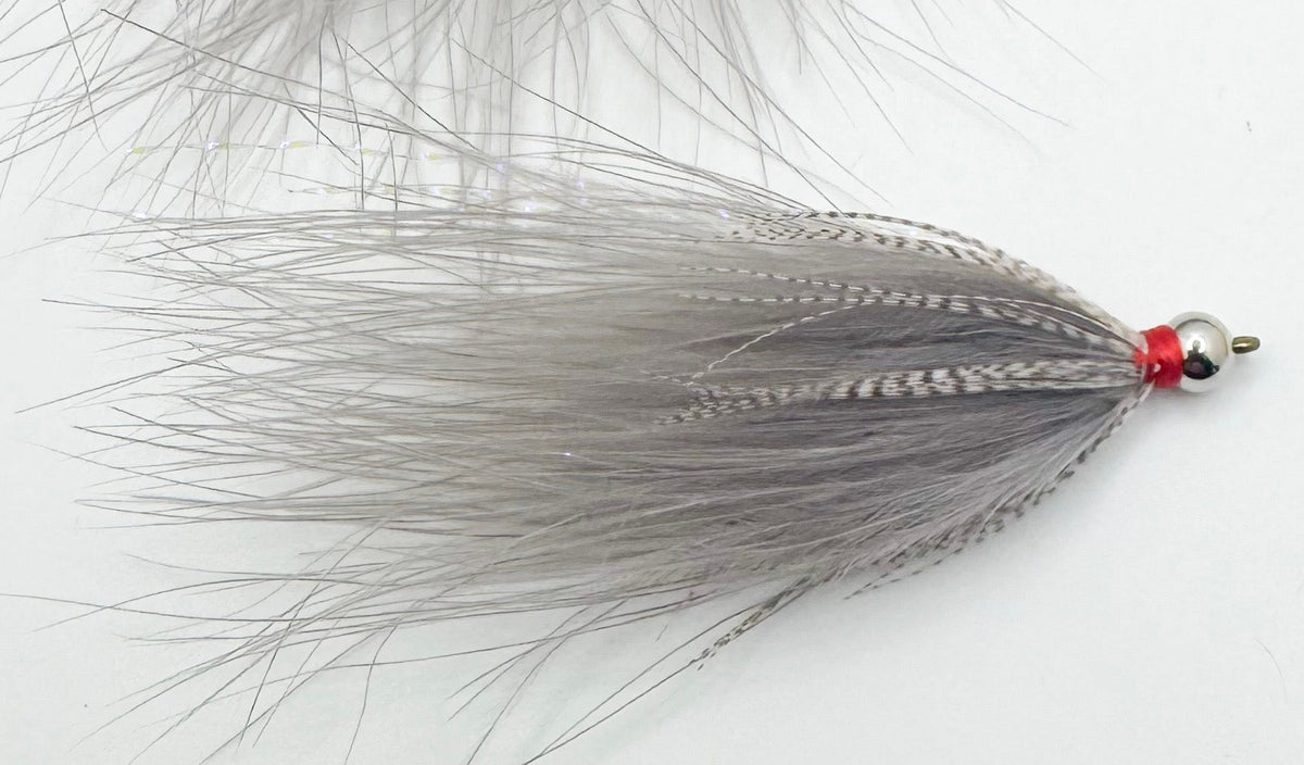 Bead Head Soft Hackle Streamer Gray
