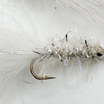 Cone Head White Flash Wooly Bugger