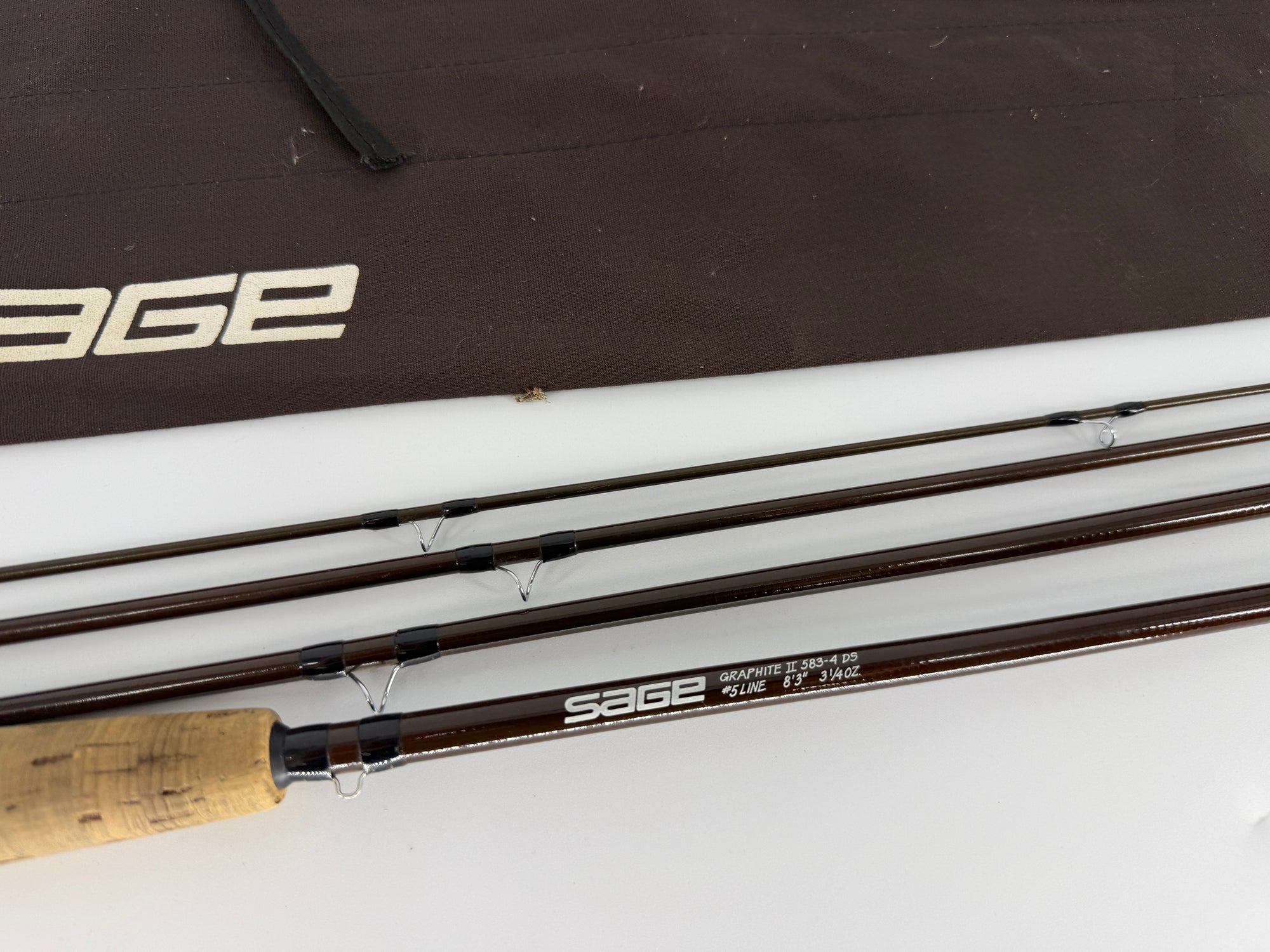 Sage Graphite II Fly Rod 8'3" 5wt 4pc w/ Rod Sock – Vintage Sage Trout Rod