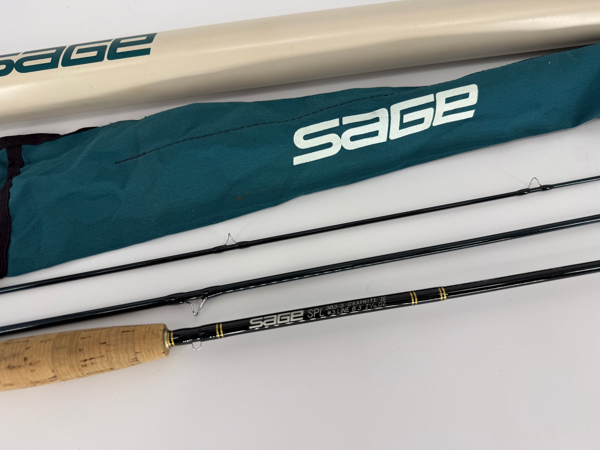 Sage Graphite IV Fly Rod 8'3" 3wt 3pc w/ Tube & Sock – Vintage Sage Trout Rod