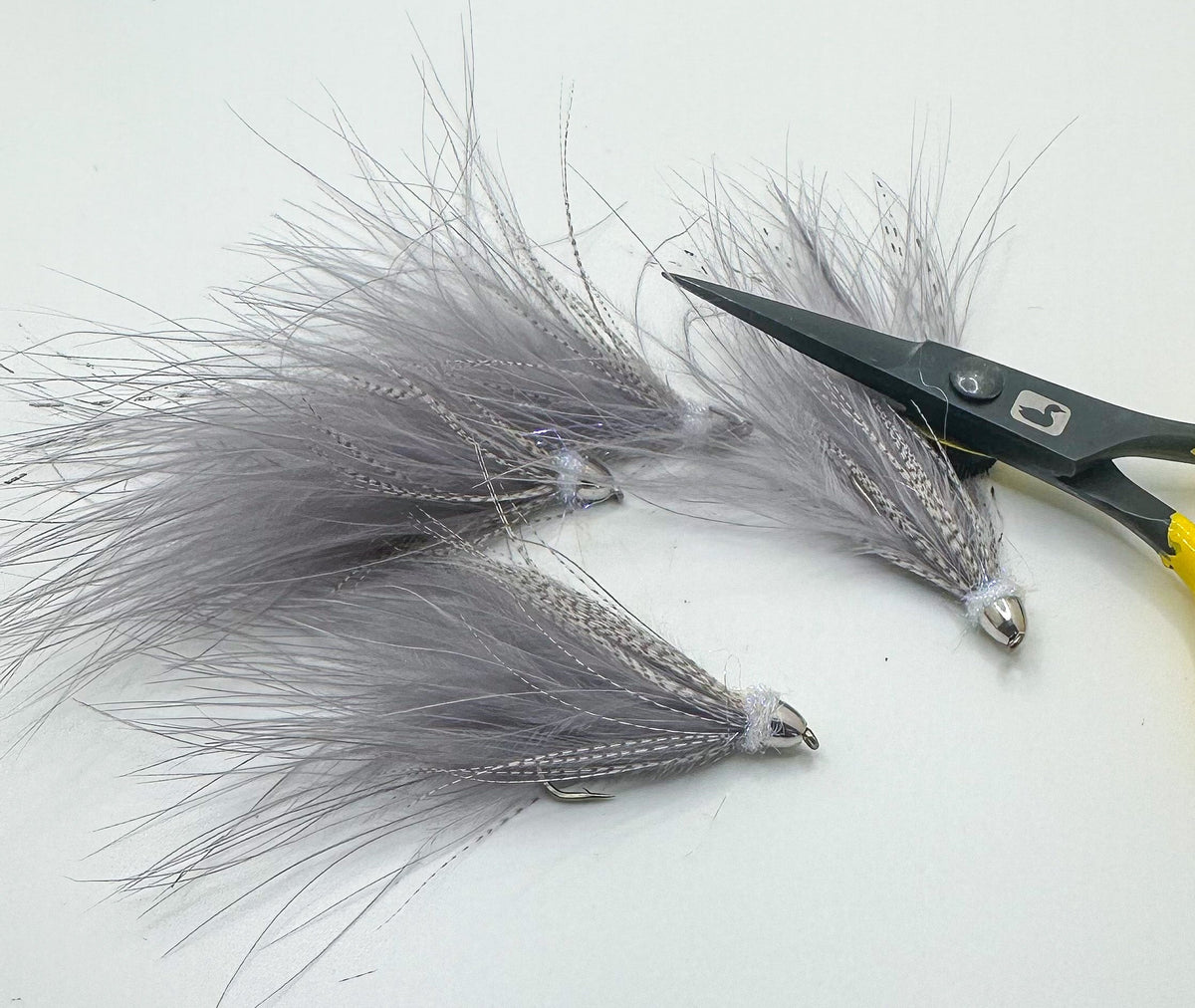 Cone Head Soft Hackle Streamer Gray