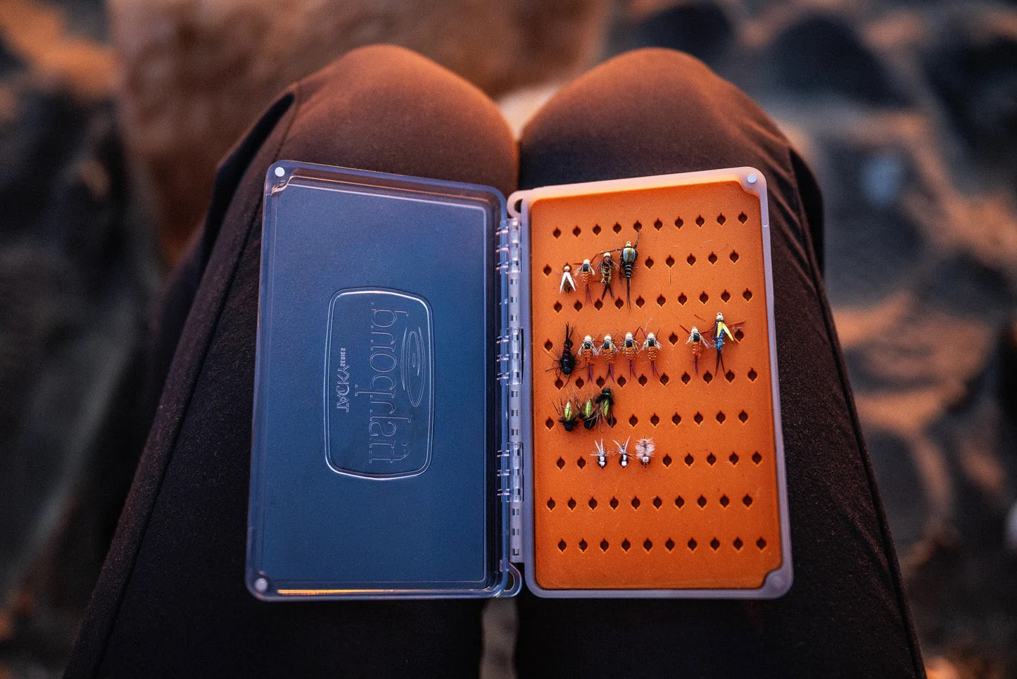 Tacky Day Pack Fly Box - Burnt Orange