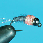 Jigged Grey Squirrel - Tungsten (Barbless)