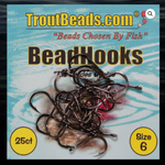 Trout Beads Hooks 25PC
