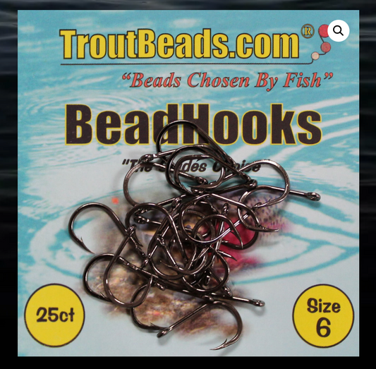 Trout Beads Hooks 25PC