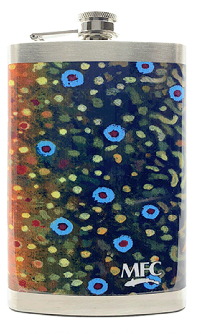 MFC Hip Flask- Sundell Brook Trout Skin