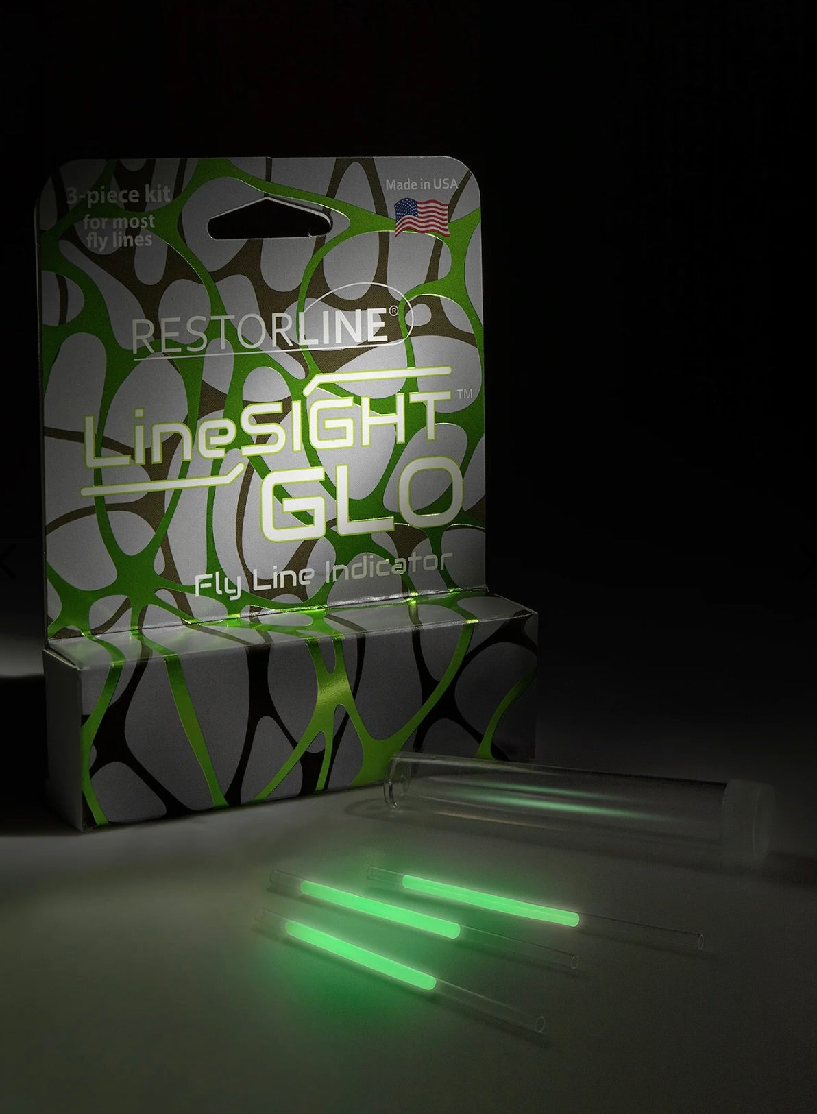 Restorline LineSIGHT GLO – Glow-in-the-Dark Fly Line Indicator