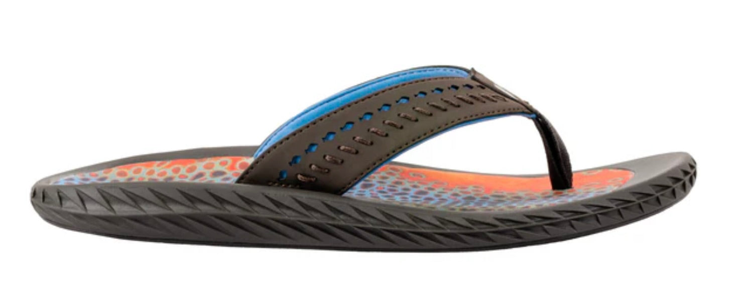 Korkers Fish Flip® - Brown Trout with Fixed Kling-On Deck Soles