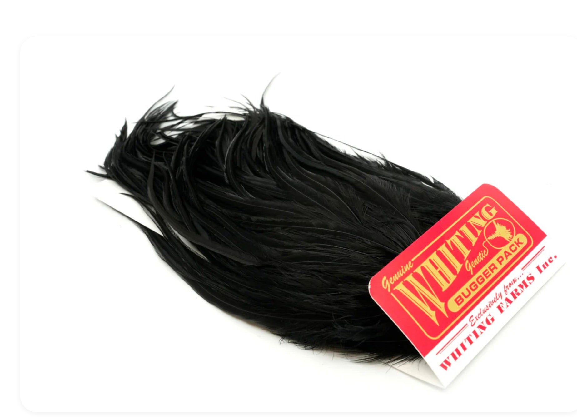 Woolly Booger Hackle Cape - Black