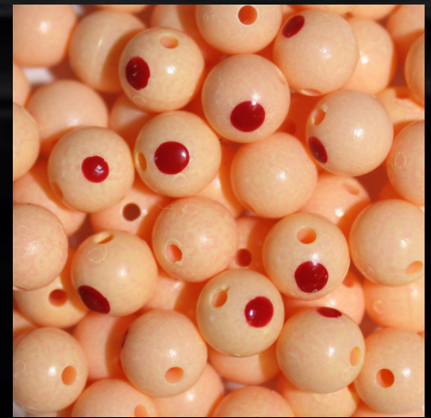 Trout Beads Blood Dots