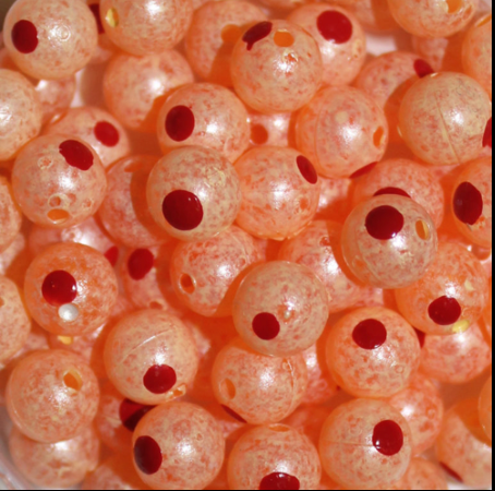 Trout Beads Blood Dots