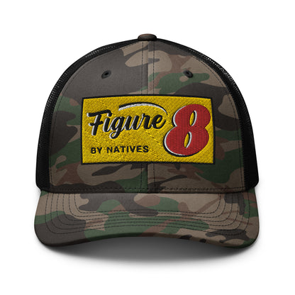 Camouflage trucker hat