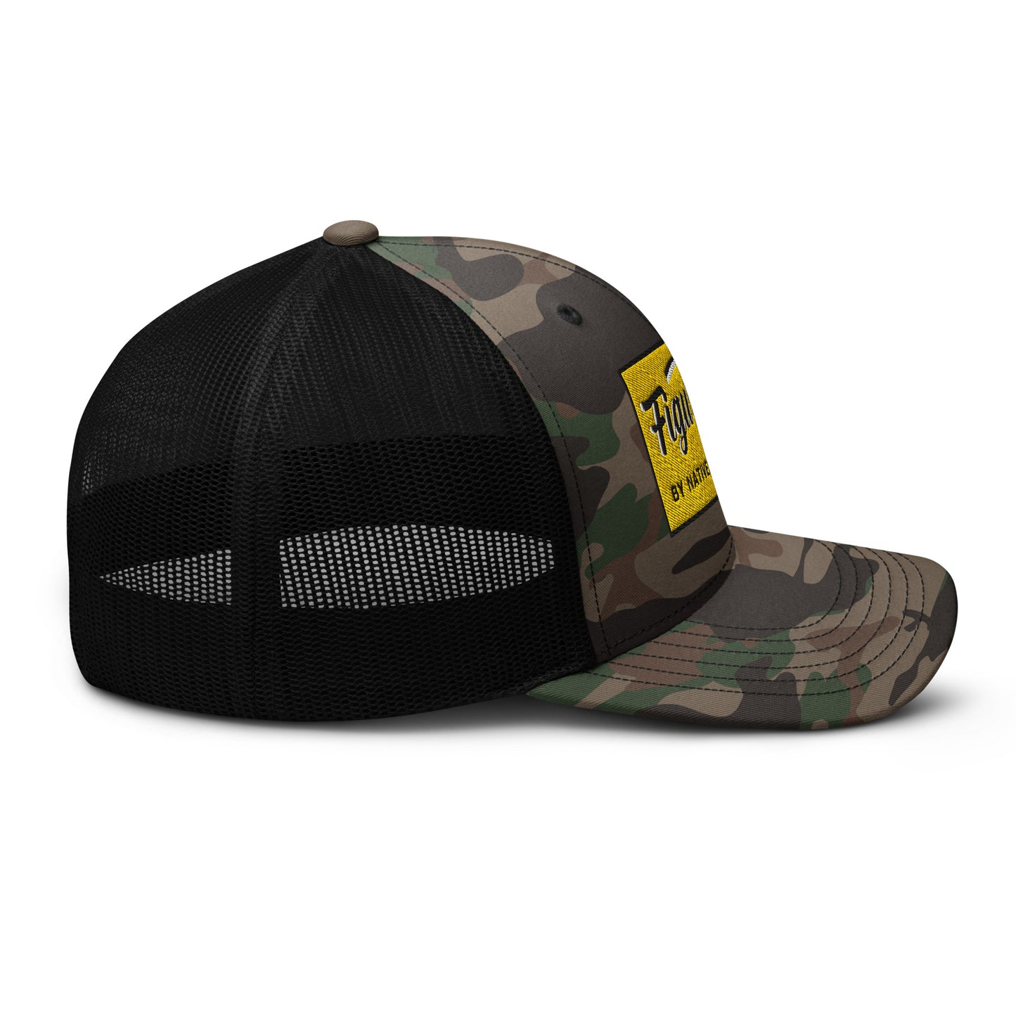 Camouflage trucker hat