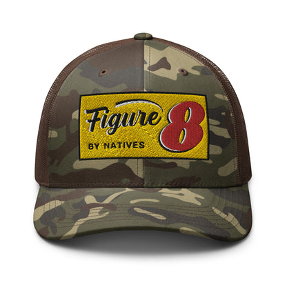 Camouflage trucker hat