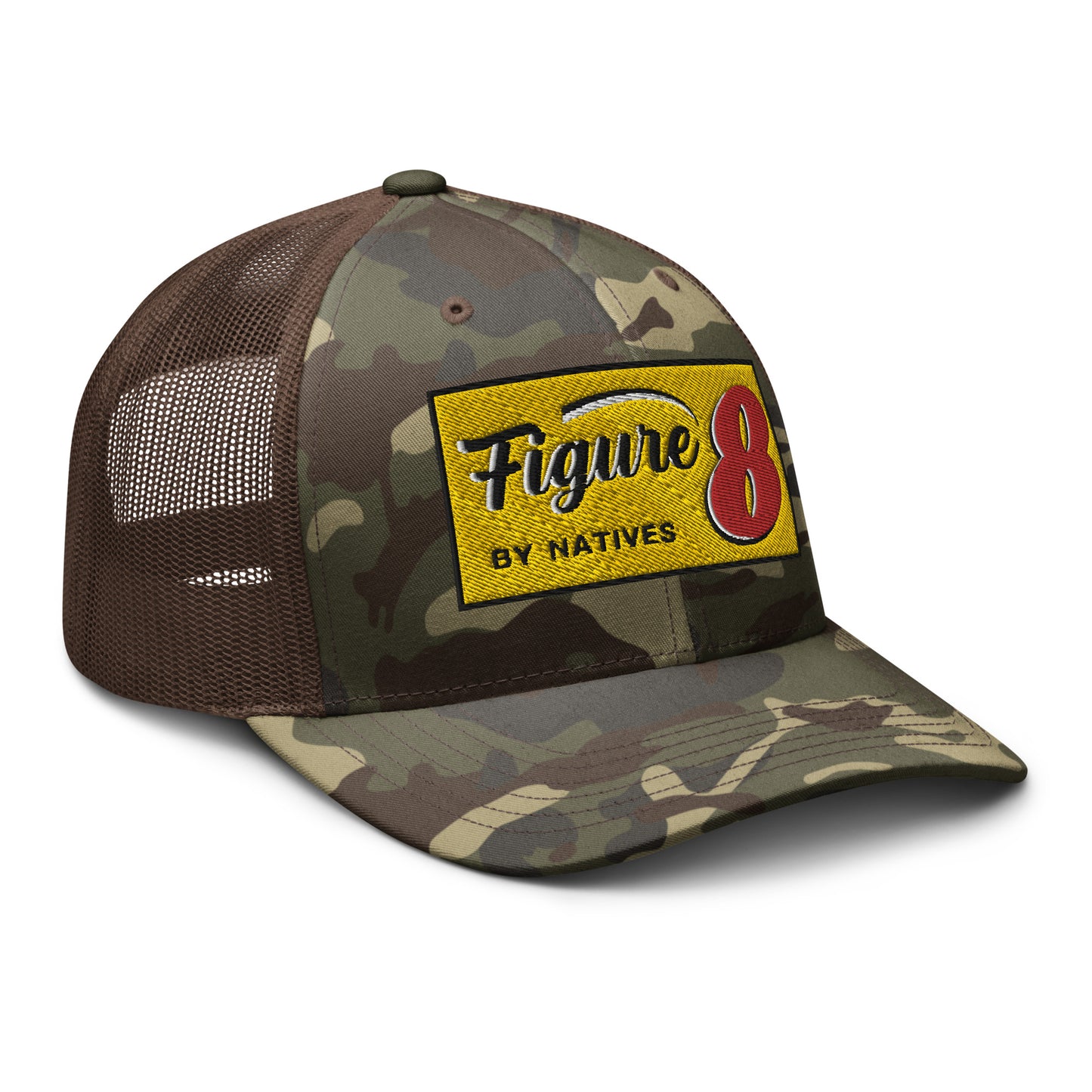 Camouflage trucker hat