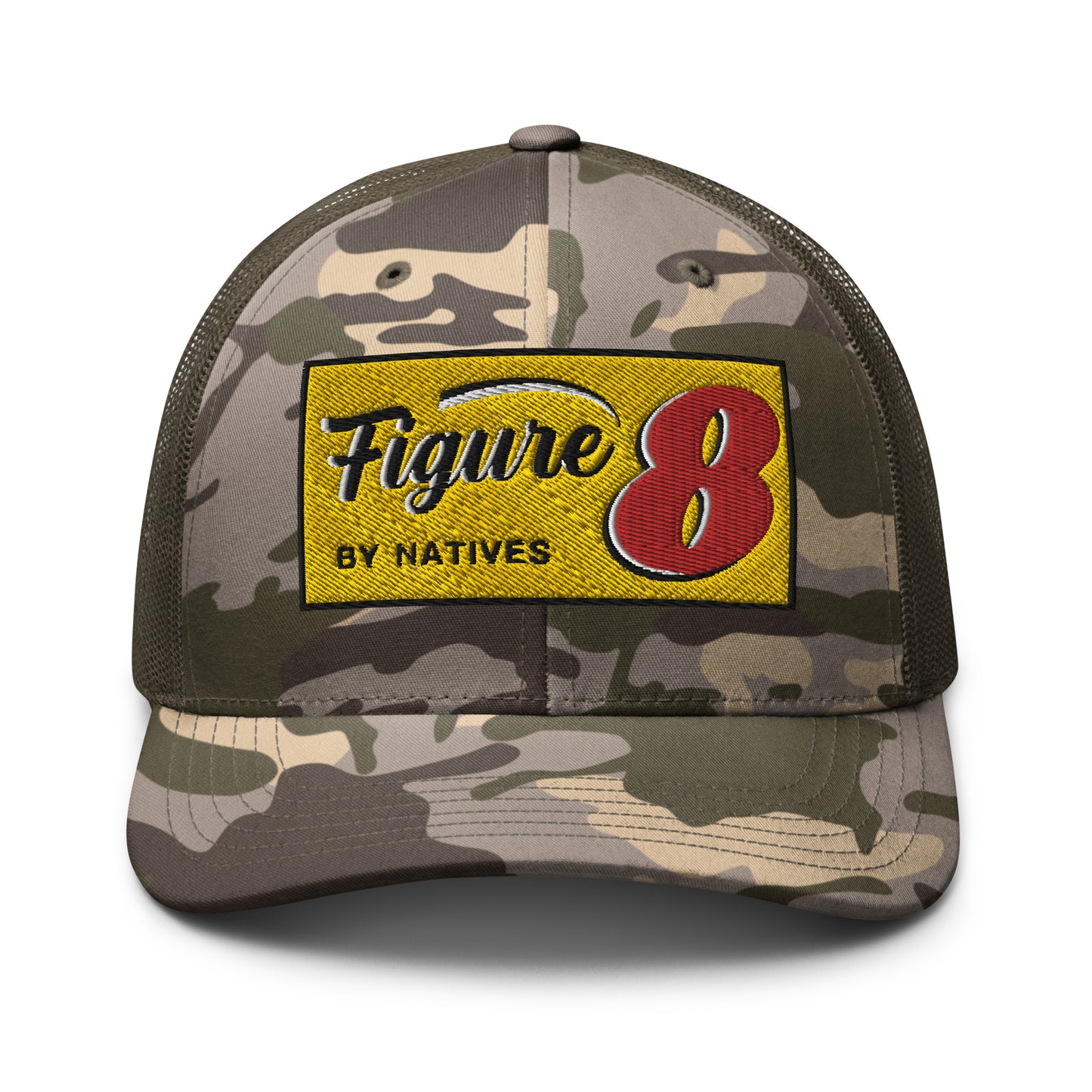 Camouflage trucker hat