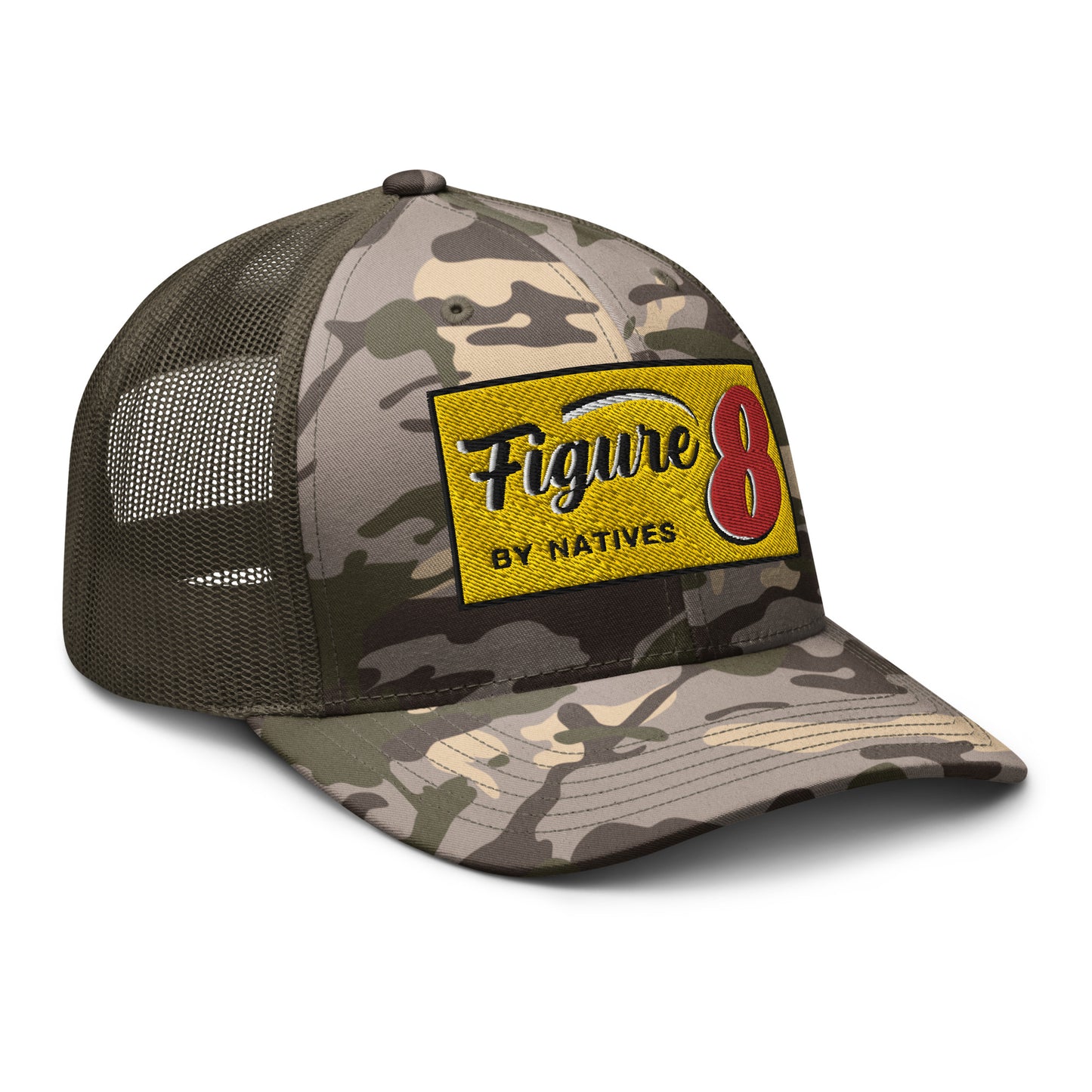 Camouflage trucker hat