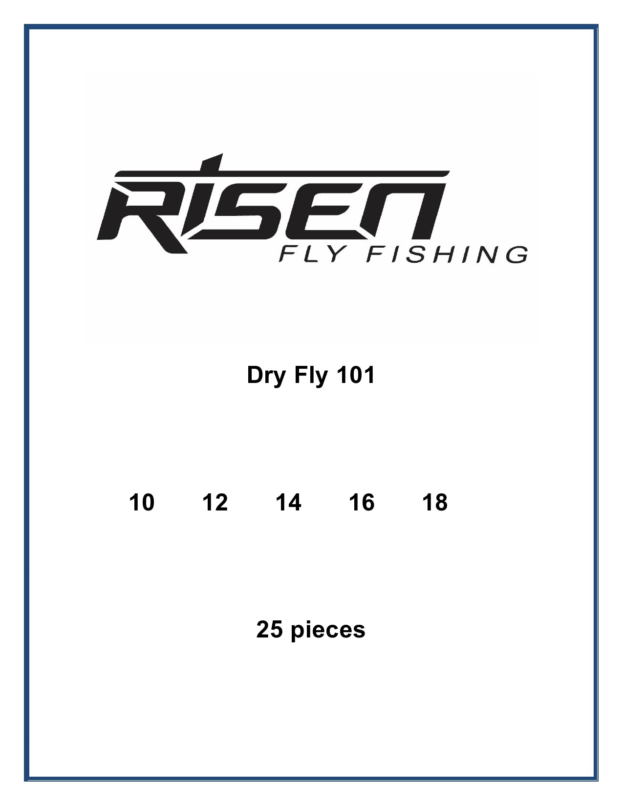 Risen Dry Fly Hook 101