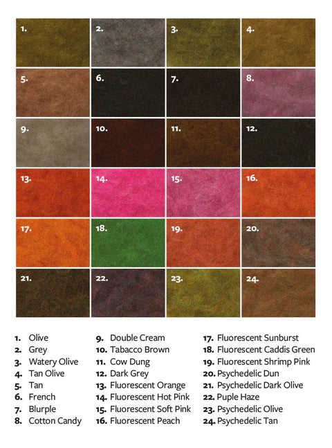 Fulling Mill Ultra Dry Fly Dub