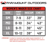 Paramount Women's Whetstone Breathable Fishing Wader