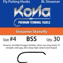 Kona BSS Streamer Stonefly Barbless Hook