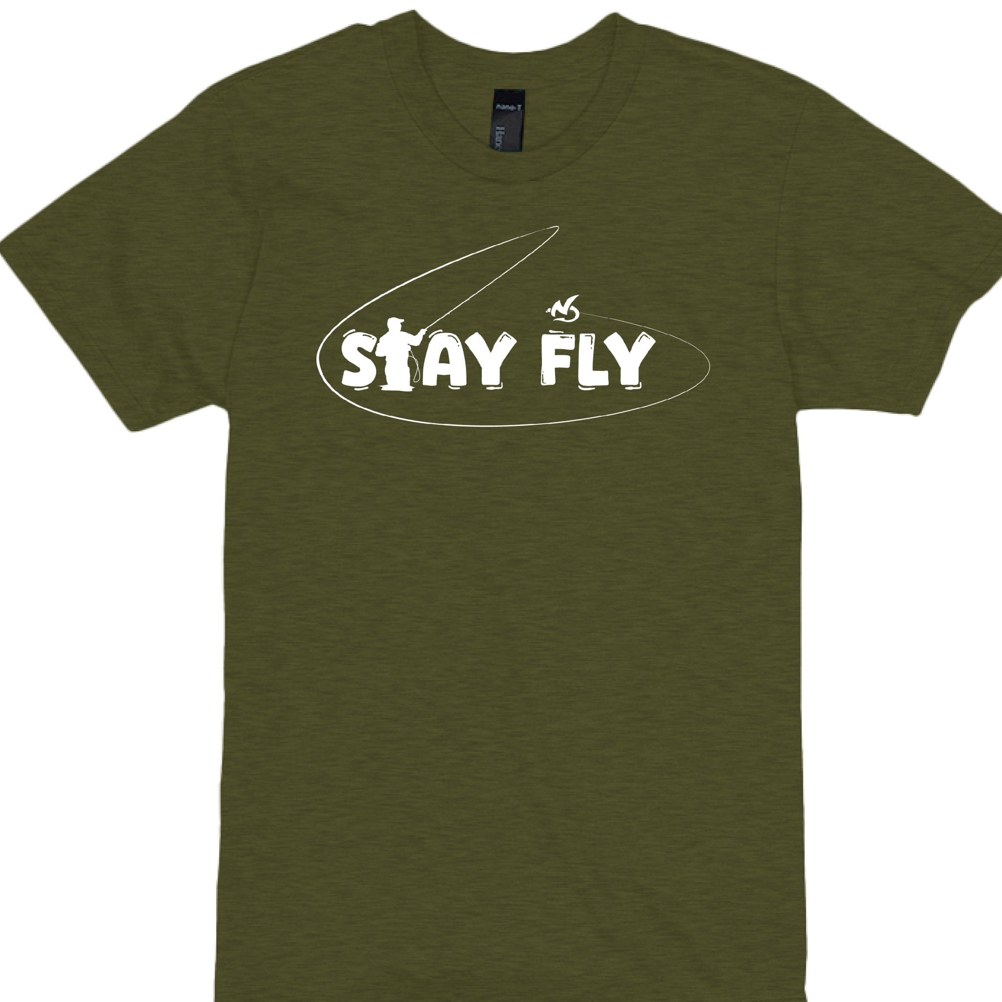 Military Green Heather - FRONT