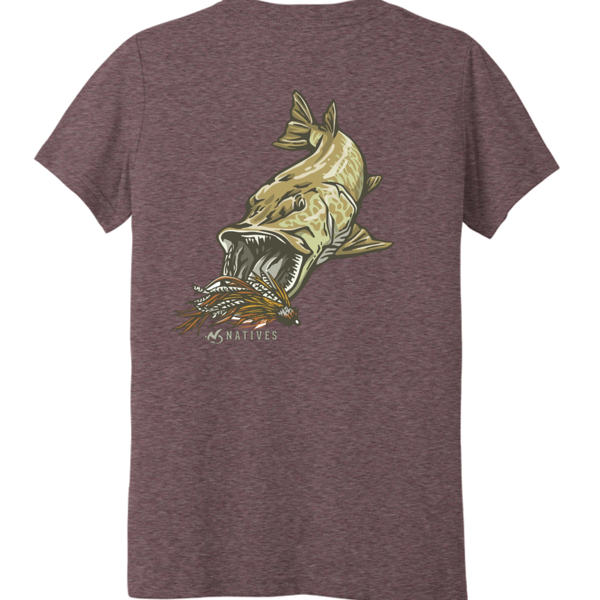 MAROON TRIBLEND - BACK